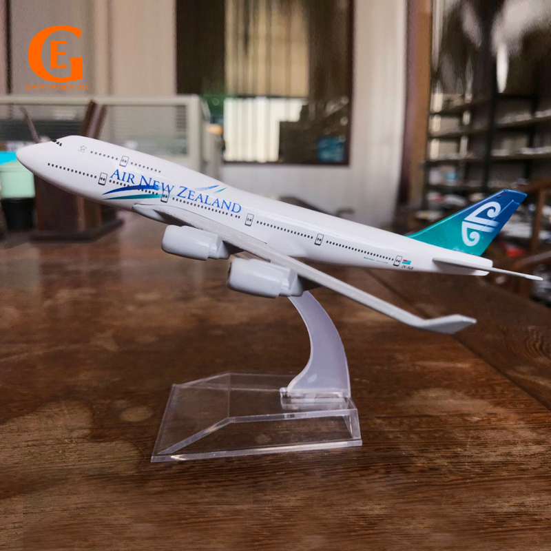 Air New Zealand Boeing 747model Pesawat B747 Diecast Metal Plane Pesawat Mainan Penerbangan