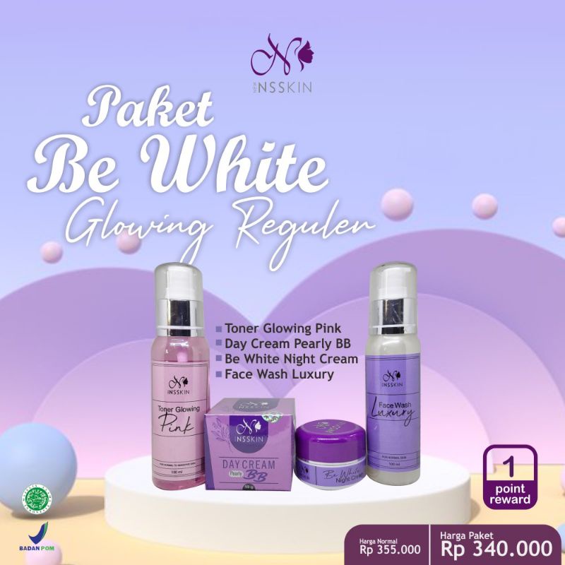New Nsskin Paket Reguler Pemutih Wajah BPOM