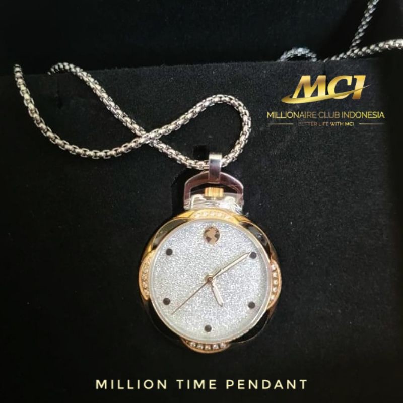 READY STOCK KALUNG JAM GERMANIUM MILLION TIME PENDANT ORIGINAL MCI