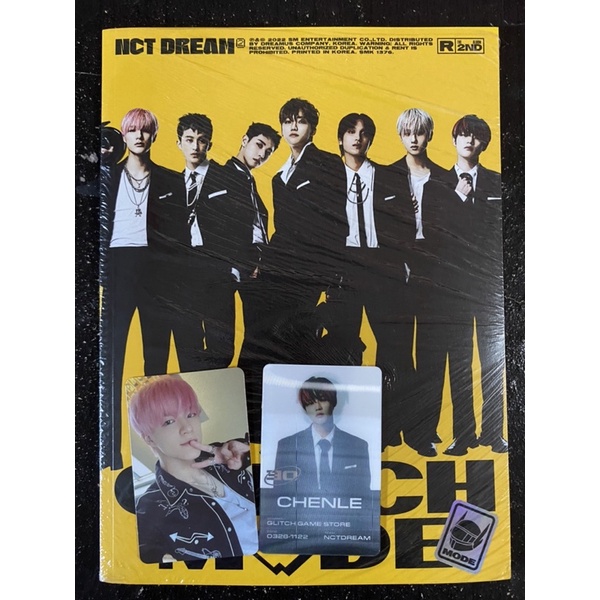 NCT DREAM GLITCH MODE [UNSEALED] SCRATCH VERSION JENO PHOTOCARD CHENLE LENTICULAR OFFICIAL