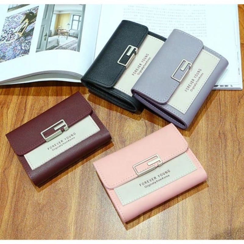 DOMPET WANITA D-665 IMPORT/DOMPET LIPAT WANITA LUCU DAN CANTIK