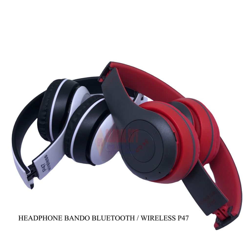 HEADSET BLUETOOTH BANDO / HEADPHONE / HANDSFREE WIRELESS