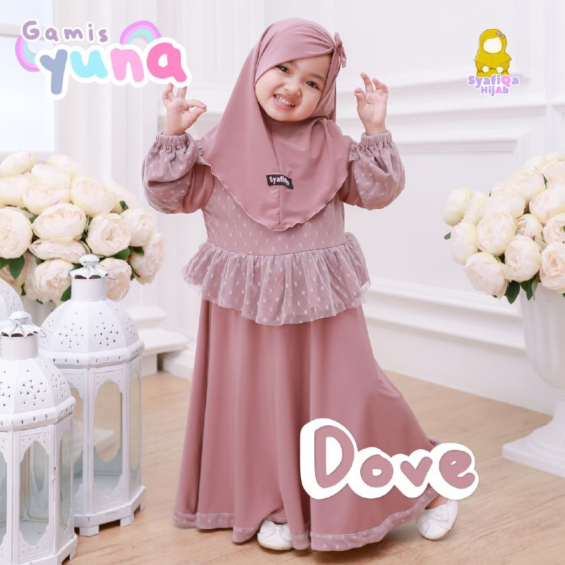 gamis YUNA | gamis anak perempuan 1 2 3 4 5 6 7 8 9 10 Th