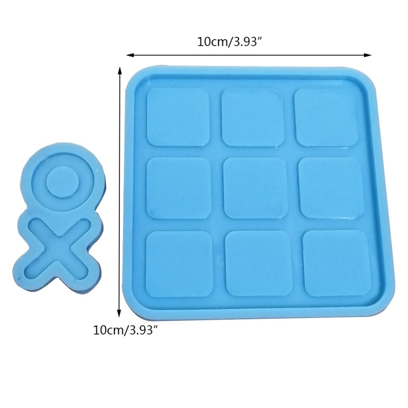 SIY  Crystal Epoxy Resin Mold 9 Grids Toys Casting Silicone Mould DIY Crafts Making