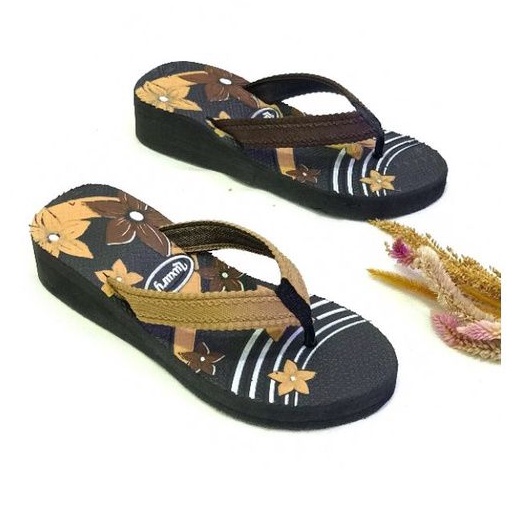 SANDAL WEDGES SPON - SANDAL WANITA - SANDAL WANITA SANTAI