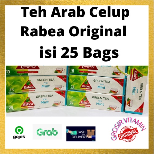 

Teh Arab Celup Rabea Original isi 25 Bags