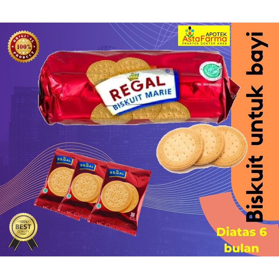 

Regal Marie Biskuit Untuk Anak 6 Bulan Keatas