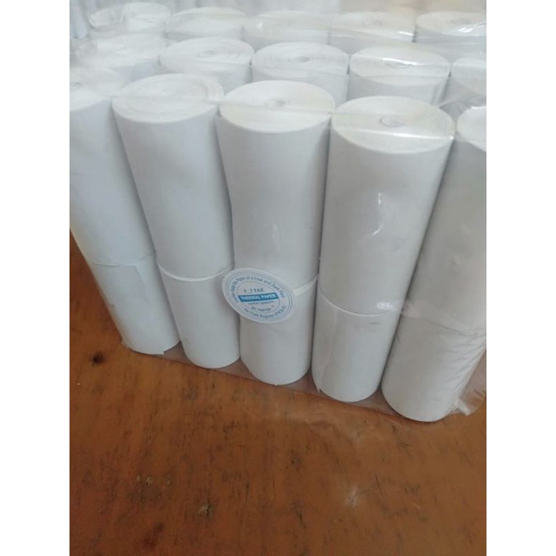 Kertas thermal EDC 58X30/57X30 cocok untuk semua jenis mesin printer mini