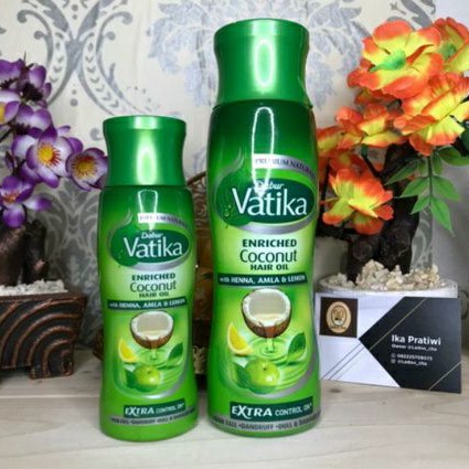 Dabur Vatika Enriched Coconut Oil 150ml & 300ml Hair Fall Reduction Minyak Rambut India