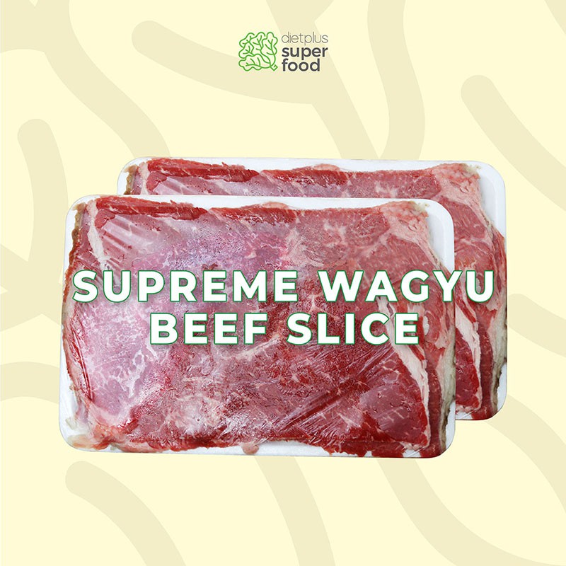 

Supreme Wagyu Beef Slice 200 gr / 0.2 kg Dietplus Superfood