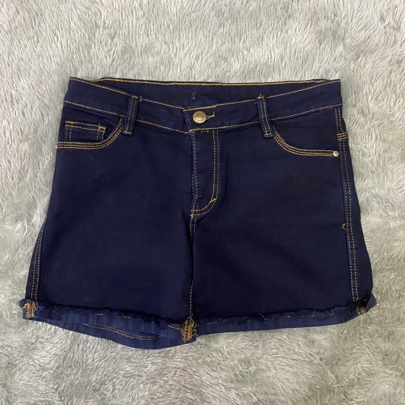 CELANA HNM HM H&M PRELOVED JEANS DENIM SHORT SHORTS PANT PANTS BRANDED BLUE CELPEN WANITA SECOND