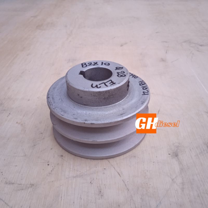 Jual pulley pully puli jalur cor B2 x 10 cm / 4 inch as 18 mm, 24 mm ...