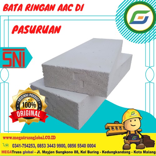 Bata Ringan Type AAC di Kediri, Nganjuk, Blitar, Tulungagung, Trenggalek