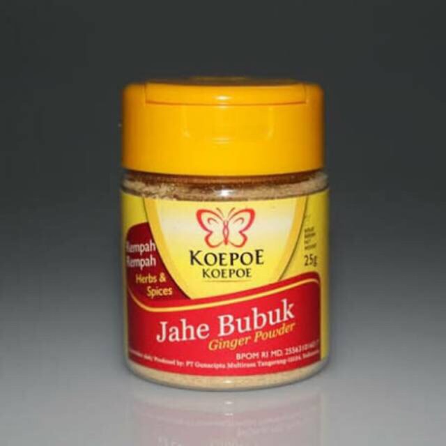 

Koepoe Koepoe Jahe Bubuk 25 gr