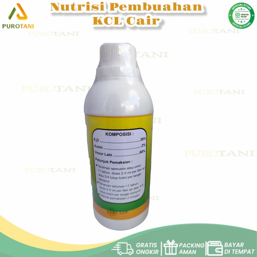 Pupuk KCL cair Plus nutrisi pembuahan Mandala 500 ml