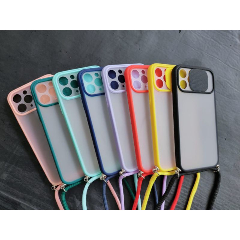 Case DoVe Sliding Macaron + Tali Samsung A02 A02S/M02S A12/M12