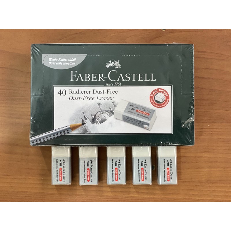 

PENGHAPUS FABER CASTELL PUTIH KECIL 1872 30 STIP ERASER FABER CASTELL