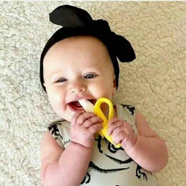 GIGITAN BAYI JERAPAH Teether Giraffe Gigitan Bayi Jerapah baby kids ange silicone kuning pink