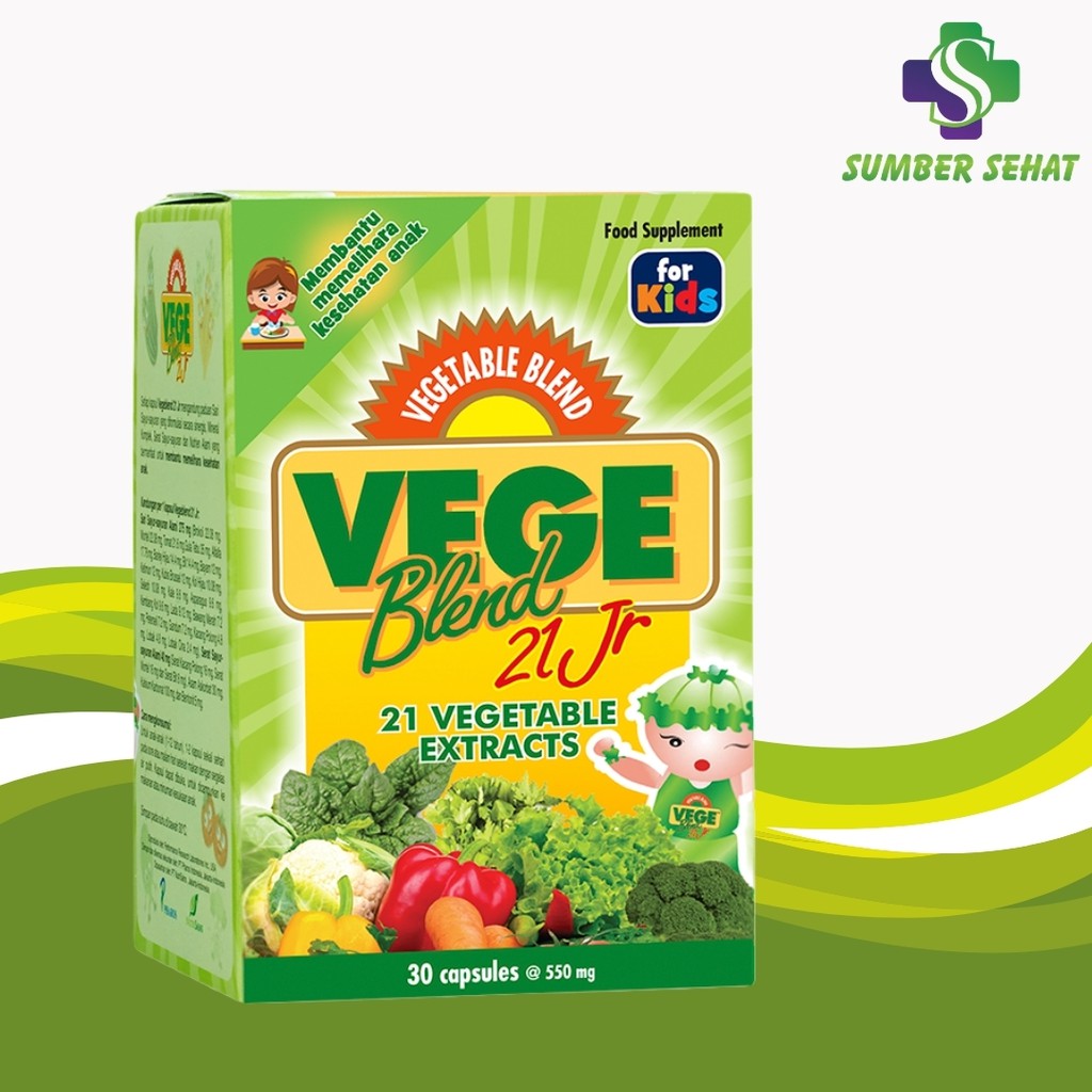 VEGEBLEND 21 JUNIOR BOTOL 30 KAPSUL