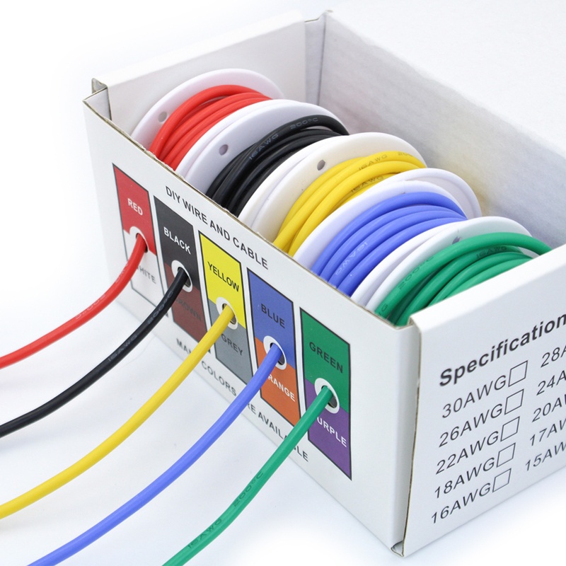Kabel Kawat Silikon Flexible Untuk Elektronik