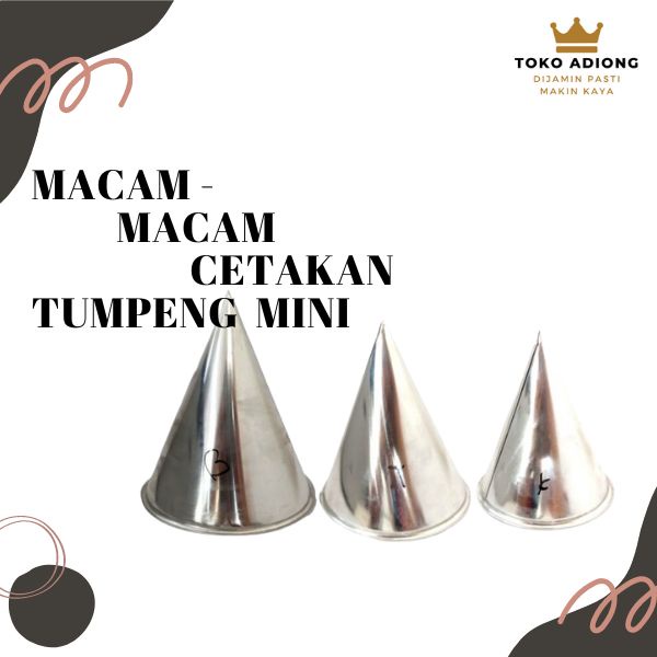 CETAKAN TUMPENG MINI/tumpeng mini