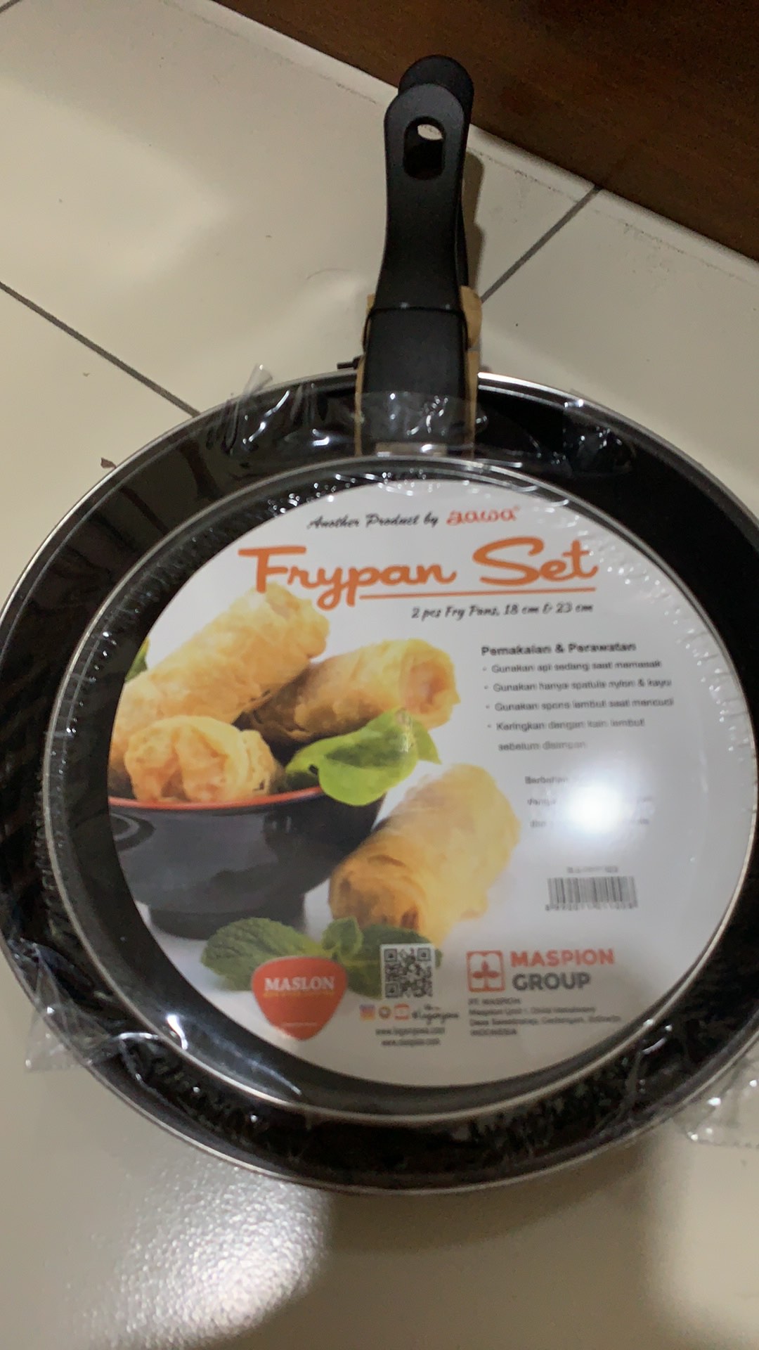 Fry Pan Set Maspion Isi 2 Pcs Fry Pan
