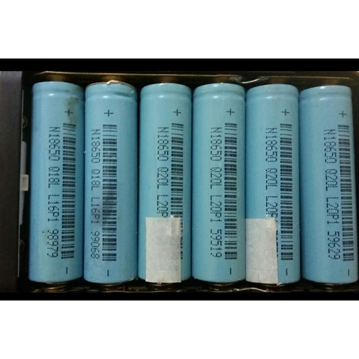 Baterai 18650 Ex Generic capacity data 2000 - 2200 mAh batre murah bekas copotan baterai laptop - be