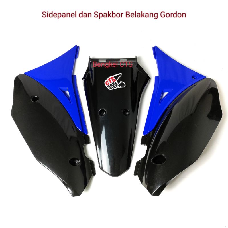 Paket SIDEPANEL COVER SAYAP BELAKANG dan SPAKBOR FENDER BELAKANG GORDON