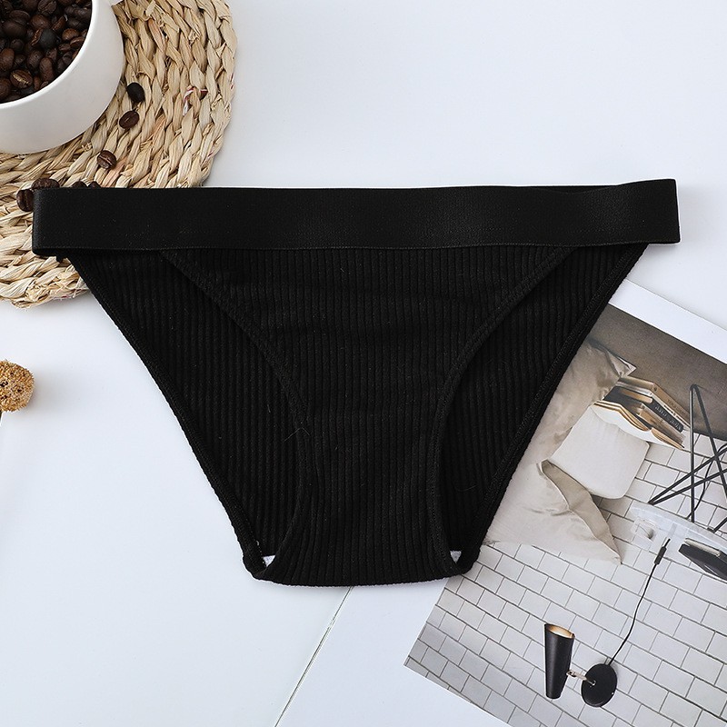 Celana Dalam Wanita Katun Warna Segar Lembut Fashion CD Celana Seksi