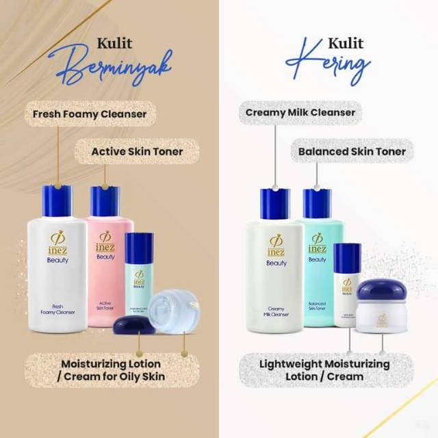 Paket perawatan wajah inez