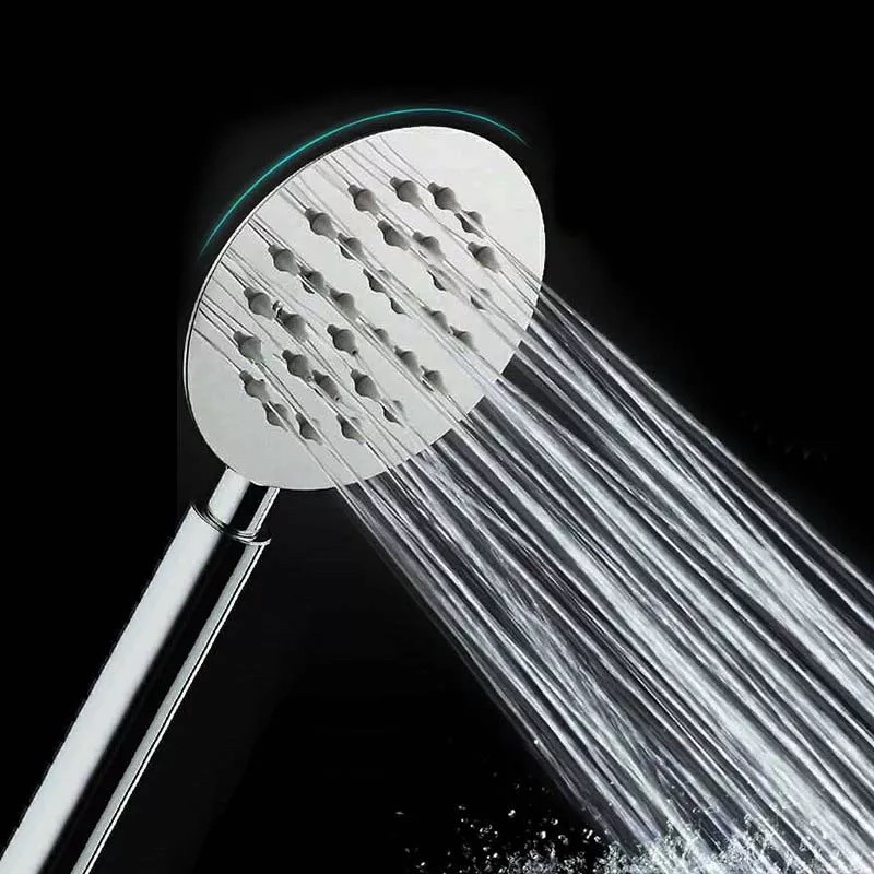 Hand Shower Stainless Set Bulat HS8-Handshower Stenlis Minimalis Semprotan Mandi Spray /B31