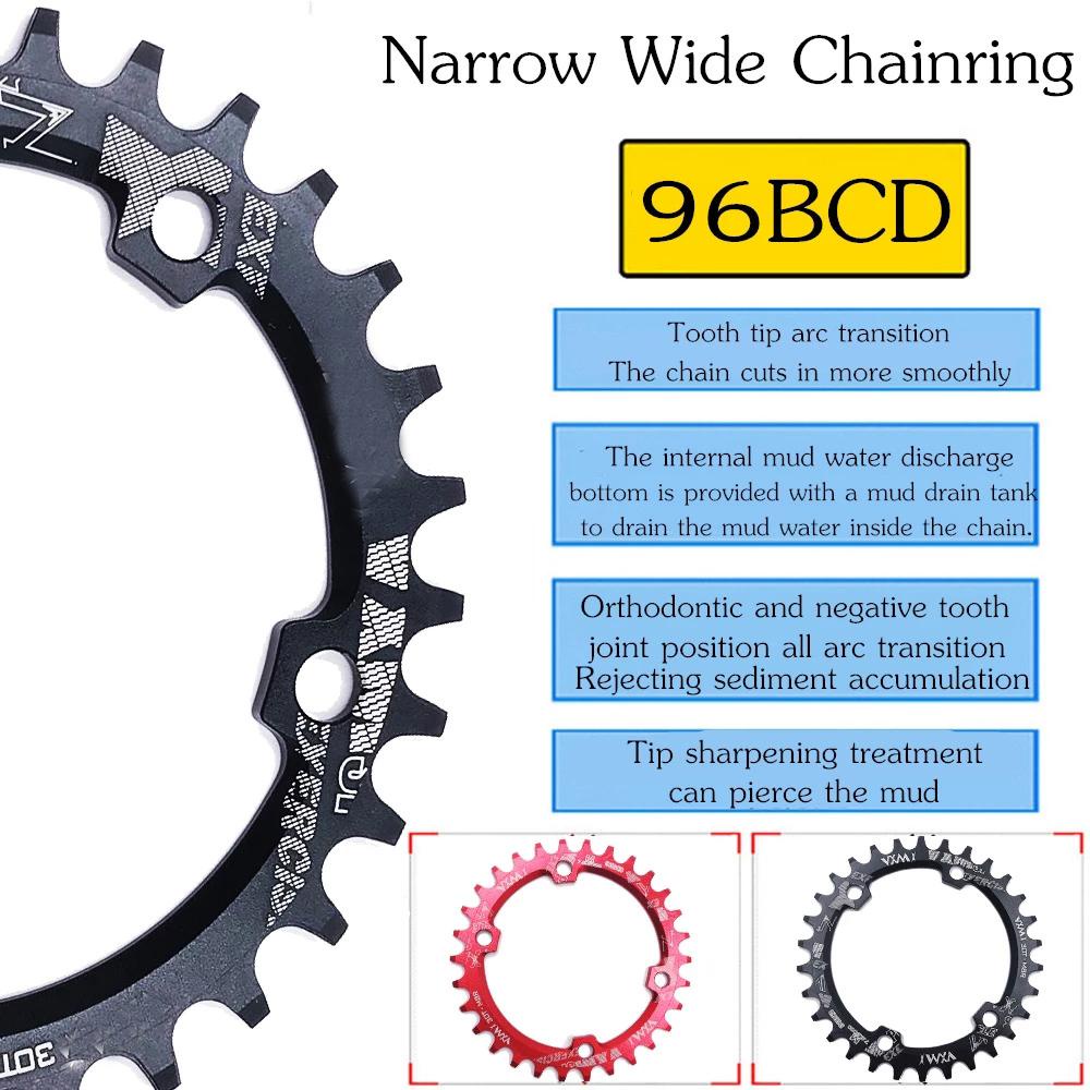 Agustinina Plat Gigi Sepeda Jalan Oval Untuk M7000 M8000 M9000 Narrow Wide 30T 32T 34T 36T 38T Plat Chainring Bahan Aluminium Alloy