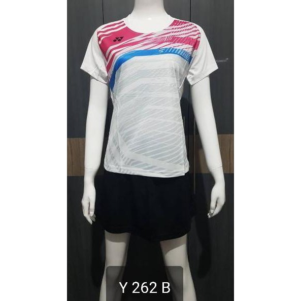 mtn-4562 Kaos Baju Olahraga Badminton / Bulutangkis Cewek Yonex Y 262 B Grade Ori Import >><<