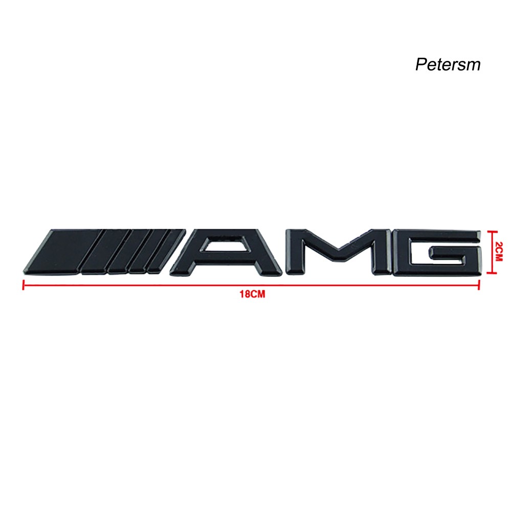 Yex Stiker Emblem Logo Amg 3d Bahan Abs Untuk Mobil Benz