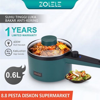 ZOLELE  Non Stick Panci listrik Electric Pot Electric Cooker Hot Pot Multifunctional  Household Wok
