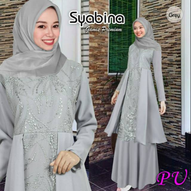Gamis Syari ORI PU SYABINA MAXY