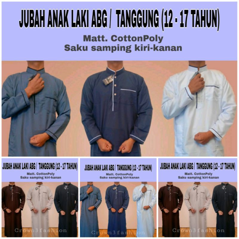 GAMIS JUBAH ANAK LAKI TANGGUNG / REMAJA TERBARU *COD√