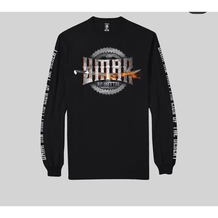 KAOS Dakwah Islami Pria Lengan Panjang TAUHID KAOS UMAR BIN KHATTAB