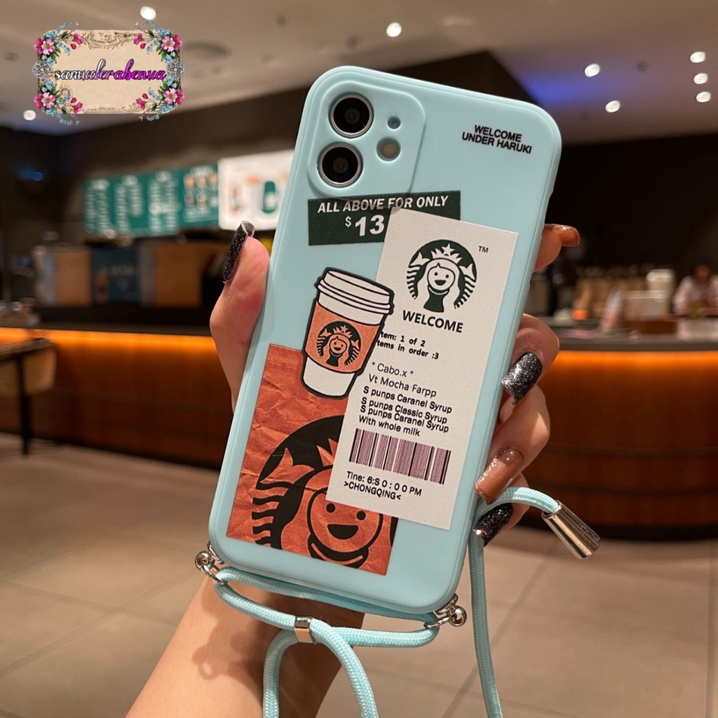 ss195 softcase slingcase warna army lanyard brand i ph0neee 6 7 6s 8 6+ 7+ 8+ x xs xs max xr 11 12 13 pro max sb2978