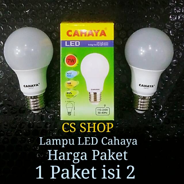 Lampu LED 7watt paketan 2pcs