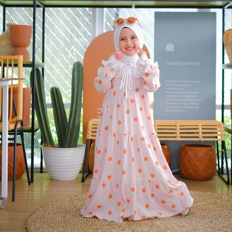 Afsheenastore Gamis Anak Yuka Dress