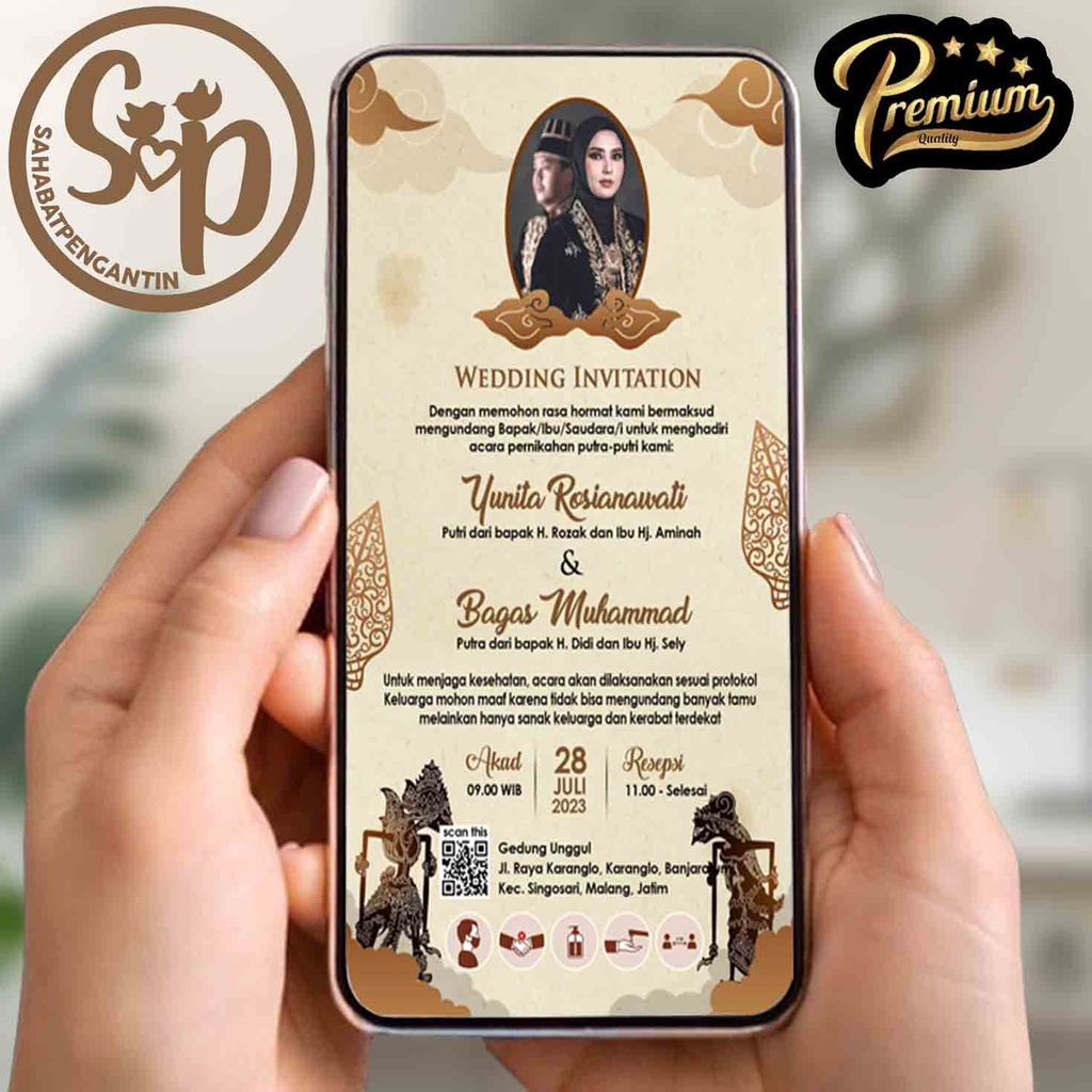 Undangan Digital Gambar Premium Jawa JPG/JPEG Desain 30