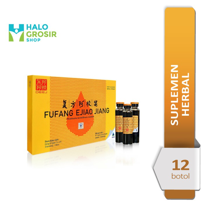 Jual Fufang Ejiao Jiang 20 Ml X 12 Botol Obat Herbal Multivitamin Shopee Indonesia 