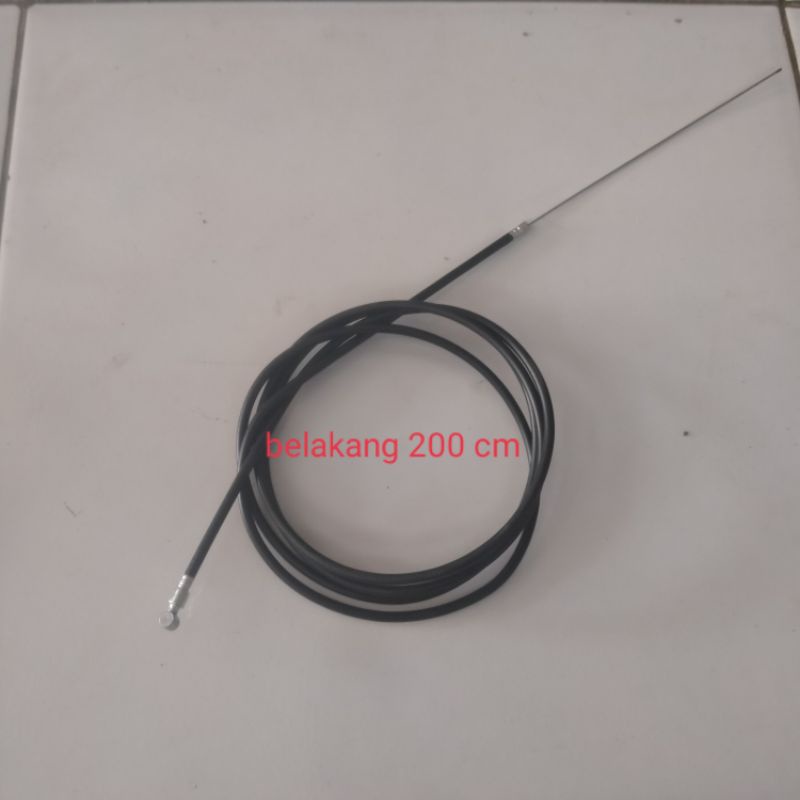 KABEL/TALI REM SEPEDA DEPAN/BELAKANG SEPEDA-Belakang 200 cm