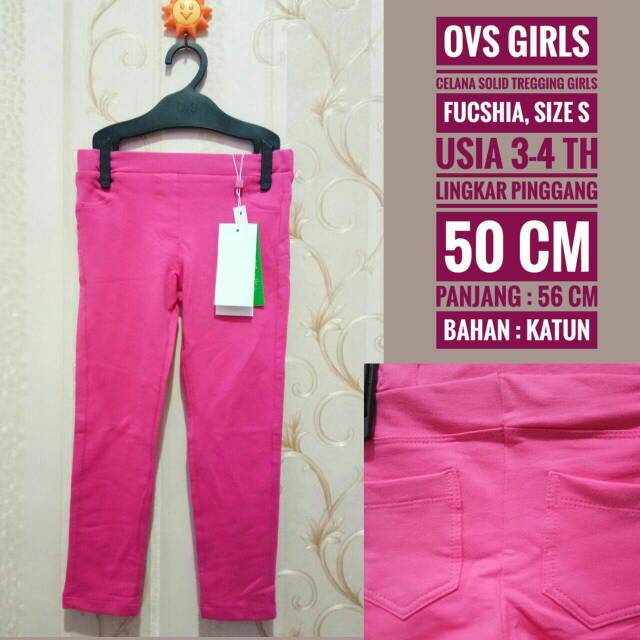 Celana anak OVS Solid Tregging Girls