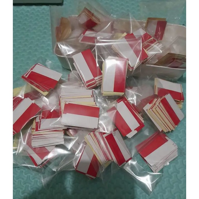 

STIKER BENDERA PIPI 50 pcs