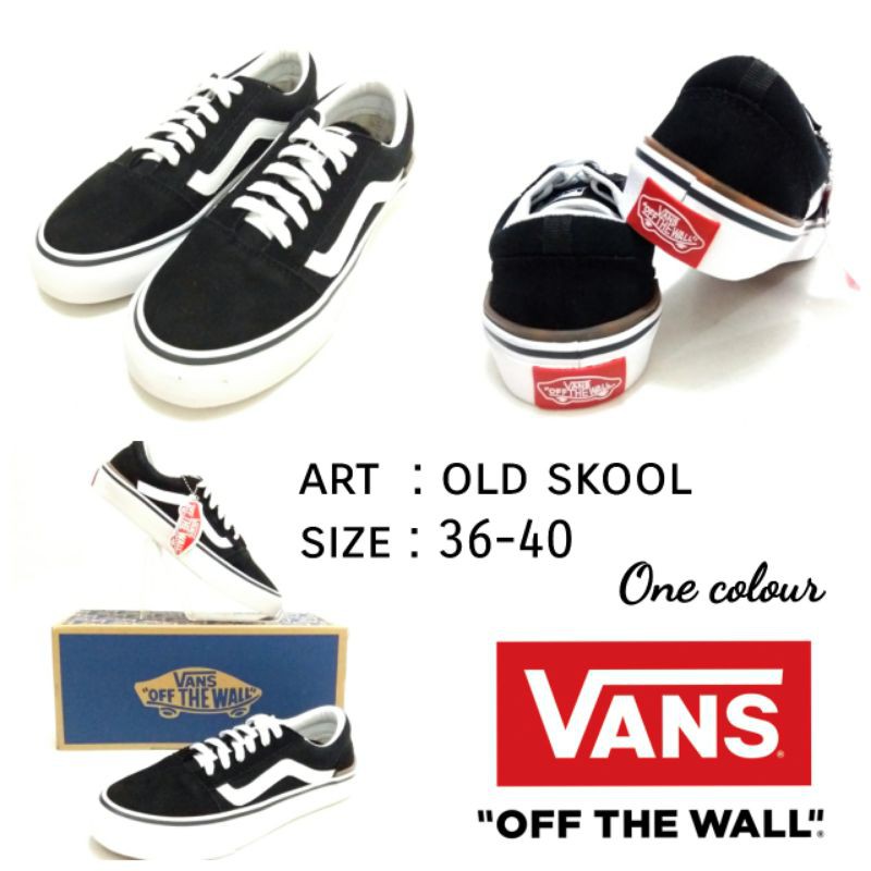 SEPATU SEKOLAH/FASHION UNISEX VANS ART OLD SKOOL TERMURAH SIZE 36-40