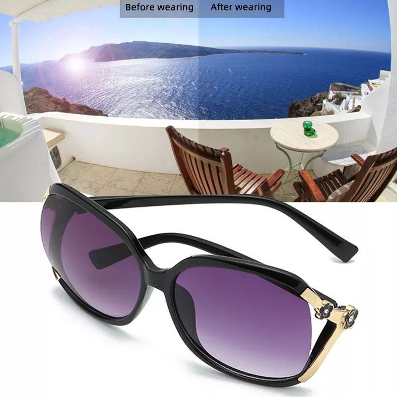 Kacamata Hitam Aksesoris Wanita Sunglasses Model Korea