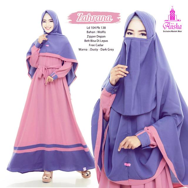 Gamis set Zahrana By Aiisha