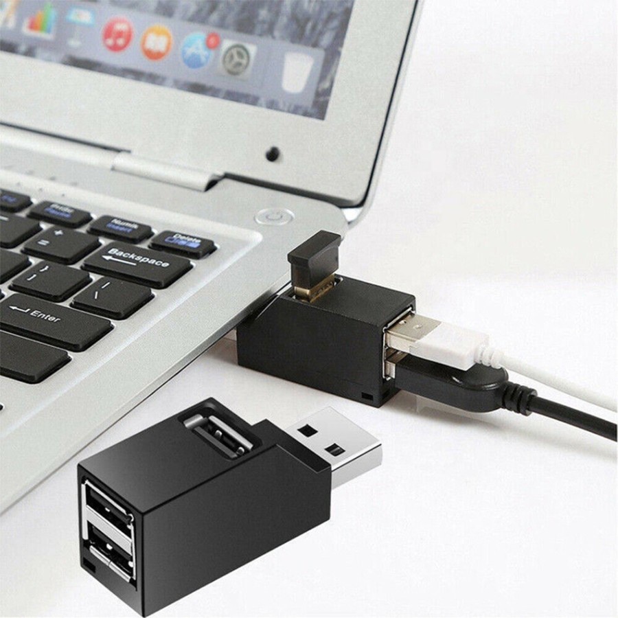 Mini 3 Port USB Hub USB 3.0 2.0 Super Speed